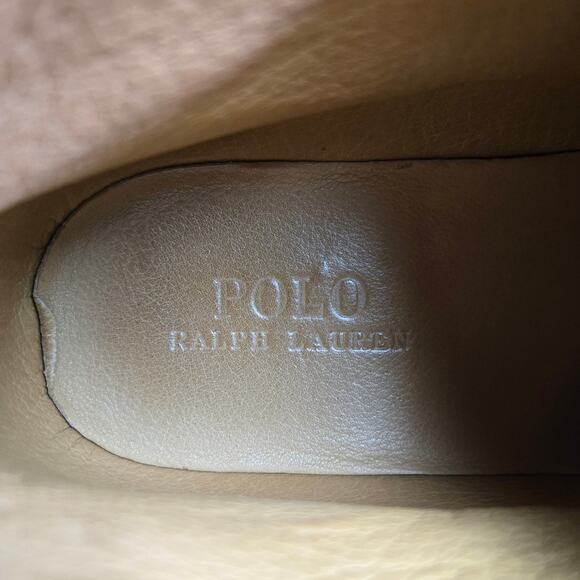 Polo Ralph Laruen Mens 9.5D King Bo Gray Suede Casual Crepe Sole Chukka Boot